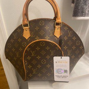 Authentic Luis Vuitton Ellipse- Brown Monogram